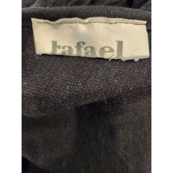 Vintage 80s Black Gold Seashell Sweatshirt XL Dangling Shells Applique - Picture 5 of 5